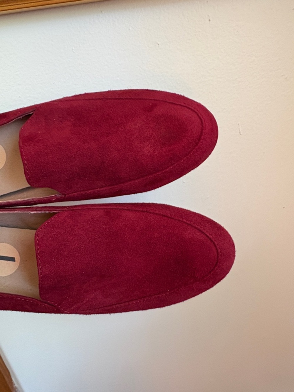 Eileen Fisher Elan Suede Loafers in Deep Claret Size 7‎ - Picture 7 of 7